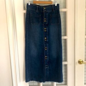 Denim Maxi skirts, Size 6